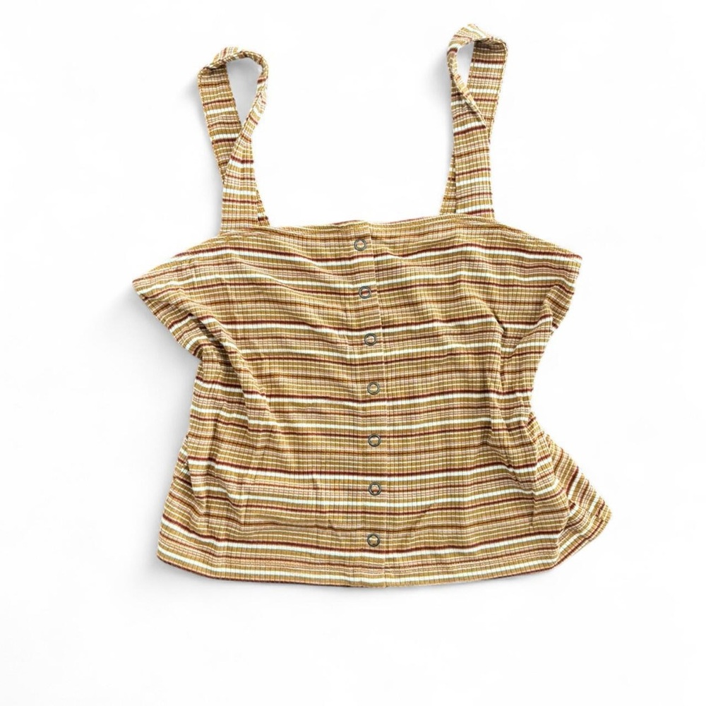 American Eagle Outfitters Tan striped Tank Top